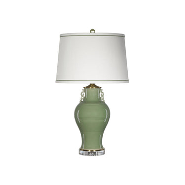 Currey & Company 27.25" Londonderry Green Table Lamp 3