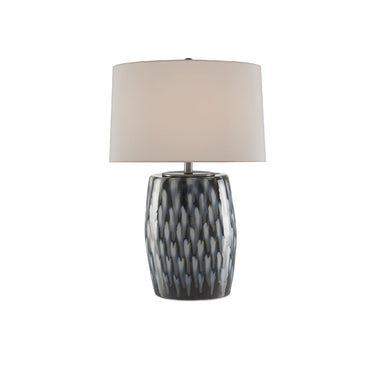 Currey & Company 27.5" Milner Blue Table Lamp 2