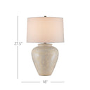Currey & Company 27.5" Mimi Ivory Ceramic Table Lamp 6