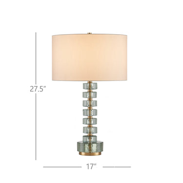 Currey & Company 27.5" Mystras Cast Glass Table Lamp 4