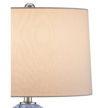 Currey & Company 27.5" Pallas Blue Table Lamp 2