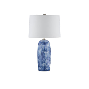 Currey & Company 27.5" Pallas Blue Table Lamp 3