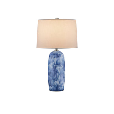 Currey & Company 27.5" Pallas Blue Table Lamp 