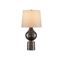 Currey & Company 27.5" Tamerlane Polished Aluminum and Brass Table Lamp 
