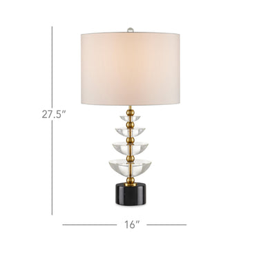 Currey & Company 27.5" Waterfall Table Lamp 6