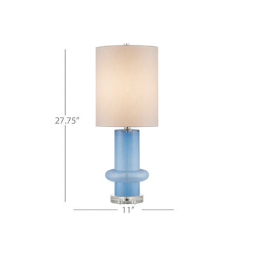 Currey & Company 27.75" Aquaviva Blue Table Lamp 4