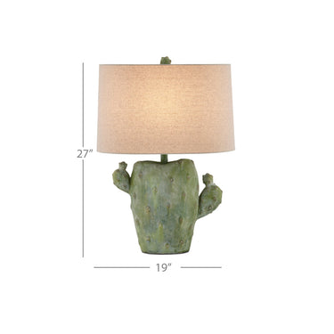 Currey & Company 27" Cactus Green Table Lamp 6