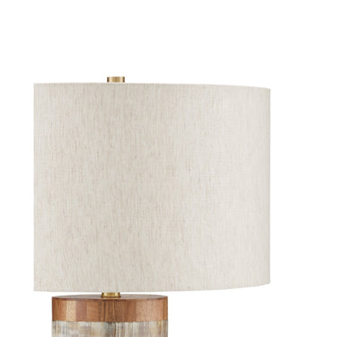 Currey & Company 27" Hyson Wood Table Lamp 2