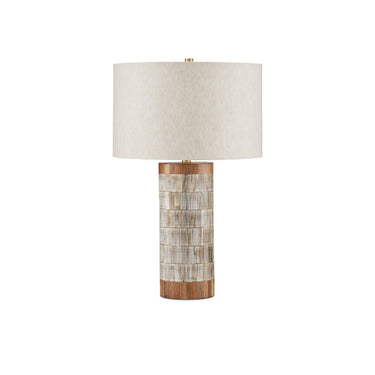 Currey & Company 27" Hyson Wood Table Lamp 3