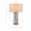 Currey & Company 27" Hyson Wood Table Lamp 5