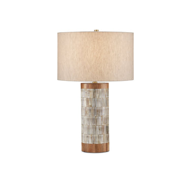 Currey & Company 27" Hyson Wood Table Lamp 