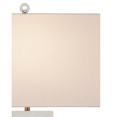 Currey & Company 27" Radiant White Table Lamp 3