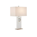 Currey & Company 27" Radiant White Table Lamp 4