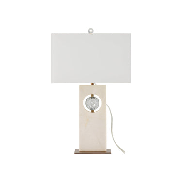 Currey & Company 27" Radiant White Table Lamp 6