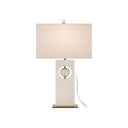 Currey & Company 27" Radiant White Table Lamp 