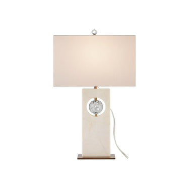 Currey & Company 27" Radiant White Table Lamp 
