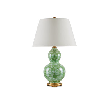 Currey & Company 28.25" Eau de Nil Porcelain Table Lamp 3