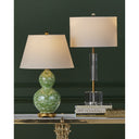 Currey & Company 28.25" Eau de Nil Porcelain Table Lamp 6