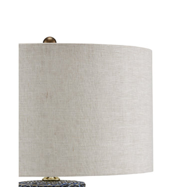 Currey & Company 28.25" Polka Dot Blue Table Lamp 2