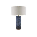 Currey & Company 28.25" Polka Dot Blue Table Lamp 3
