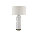 Currey & Company 28.5" Glebe White Table Lamp 6