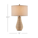 Currey & Company 28.5" Joppa Rope Table Lamp 6