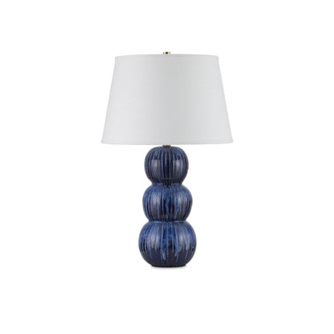 Currey & Company 28.5" Salacia Blue Table Lamp 3