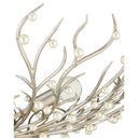 Currey & Company 28.5" Shinju Pearl Bowl 4-Light Chandelier 1