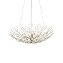 Currey & Company 28.5" Shinju Pearl Bowl 4-Light Chandelier 
