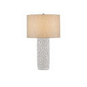 Currey & Company 28" Buttons White Table Lamp 