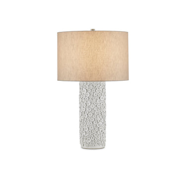 Currey & Company 28" Buttons White Table Lamp 