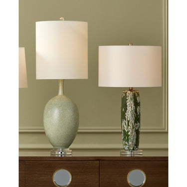 Currey & Company 29.25" Zowan Green Table Lamp 6