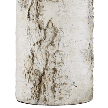 Currey & Company 29.5" Faux Birch Cement Table Lamp 1