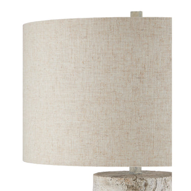 Currey & Company 29.5" Faux Birch Cement Table Lamp 2