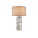 Currey & Company 29.5" Faux Birch Cement Table Lamp 3