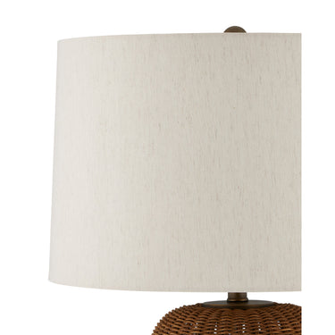 Currey & Company 29.5" Mabrouka Rattan Table Lamp 2