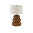 Currey & Company 29.5" Mabrouka Rattan Table Lamp 3