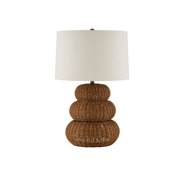 Currey & Company 29.5" Mabrouka Rattan Table Lamp 3