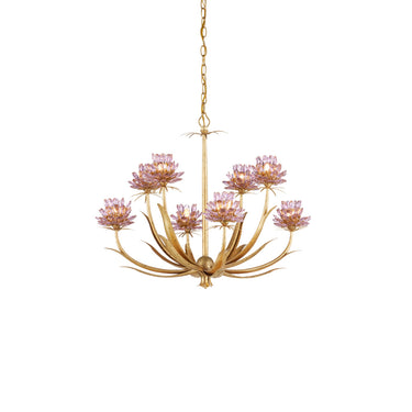 Currey & Company 29.5" Marilee Medium 8-Light Chandelier 