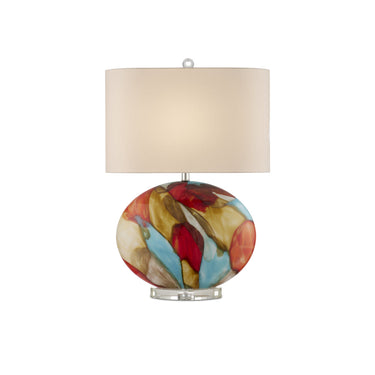 Currey & Company 29.5" Vivid Multi-Color Table Lamp 