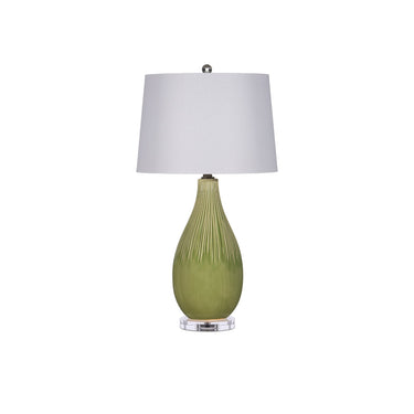 Currey & Company 29.75" Anjou Green Table Lamp 3