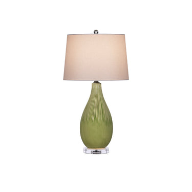 Currey & Company 29.75" Anjou Green Table Lamp 