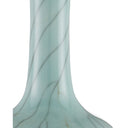 Currey & Company 29.75" Celadon Crackle Porcelain and Optic Crystal Table Lamp 1