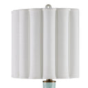 Currey & Company 29.75" Celadon Crackle Porcelain and Optic Crystal Table Lamp 4