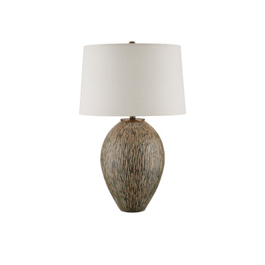 Currey & Company 29.75" Hildreth Olive Table Lamp 3