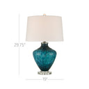 Currey & Company 29.75" Sapphire Blue Table Lamp 7