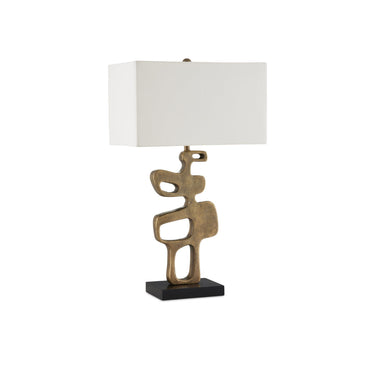 Currey & Company 29" Mithra Brass Table Lamp 4