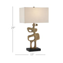 Currey & Company 29" Mithra Brass Table Lamp 5