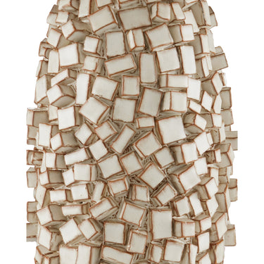 Currey & Company 29" Sugar Cube Ivory Table Lamp 1