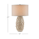 Currey & Company 29" Sugar Cube Ivory Table Lamp 4